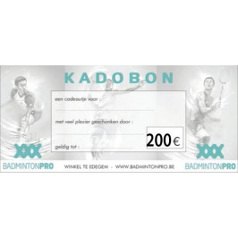 Kadobon Badmintonpro 5% korting